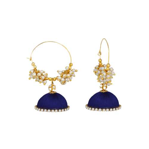 Indian Pearl Thread Earring